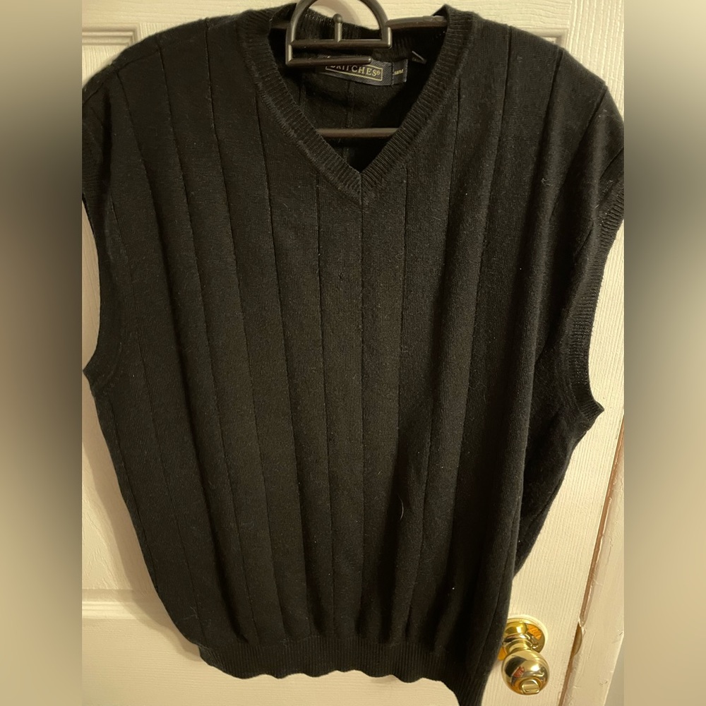 Britches black vest for men, size medium